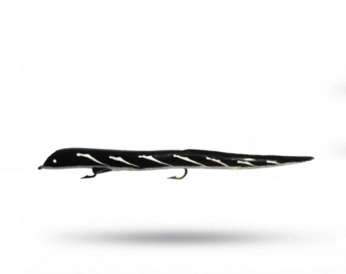 Delong Kilr Eel 13 tum - Black Tiger i gruppen Fiskedrag / Gäddjiggar hos Örebro Fiske & Outdoor AB (1775_ur)