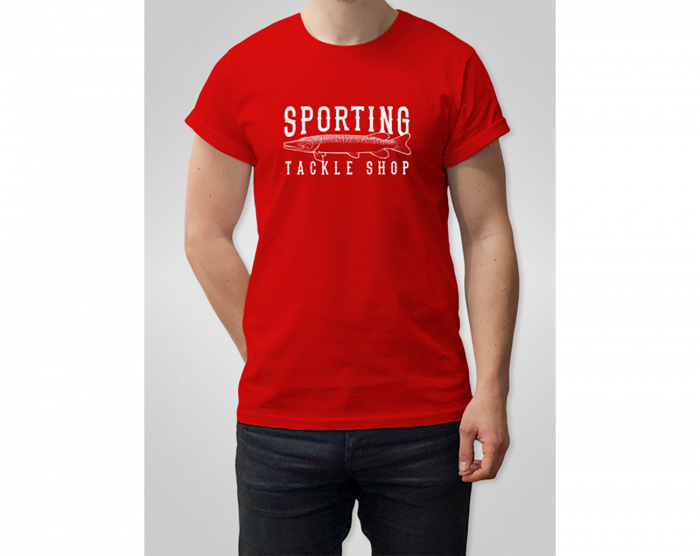 Sporting T-Shirt Röd - XXL i gruppen Kläder / Sporting (Kläder) hos Örebro Fiske & Outdoor AB (20536_13419)