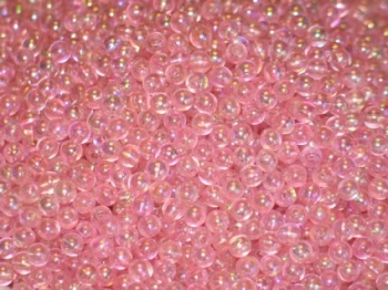 Texas & Carolina bead 8 mm - Pearlized Transparent Pink