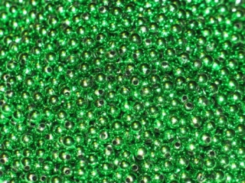 Texas & Carolina bead 8 mm - Metallic Green