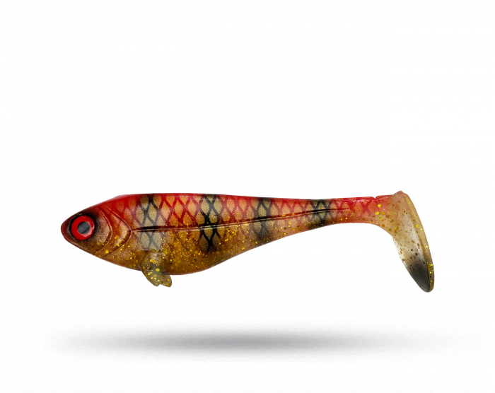 ULM Lures Snackbite 21cm - Goldfish Perch i gruppen Fiskedrag / Gäddjiggar hos Örebro Fiske & Outdoor AB (snackbite21-Goldperch)