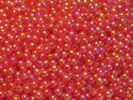 Texas & Carolina bead 8 mm - Transparent Red