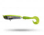 JW Lures Supertail - Chartreuse Holo Silver Shallow