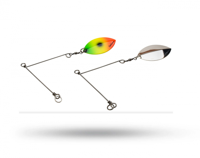 Spinner Rig Large 2-pack Silver - Fire Tiger i gruppen Krok & Småplock / Spinnerbait Rig & Blades hos Örebro Fiske & Outdoor AB (101806)