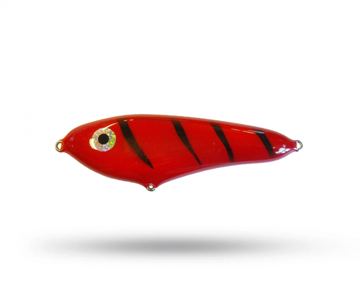 Smuttly Dog Jr - Red Tiger  i gruppen Fiskedrag / Jerkbaits hos Örebro Fiske & Outdoor AB (1018_17836)