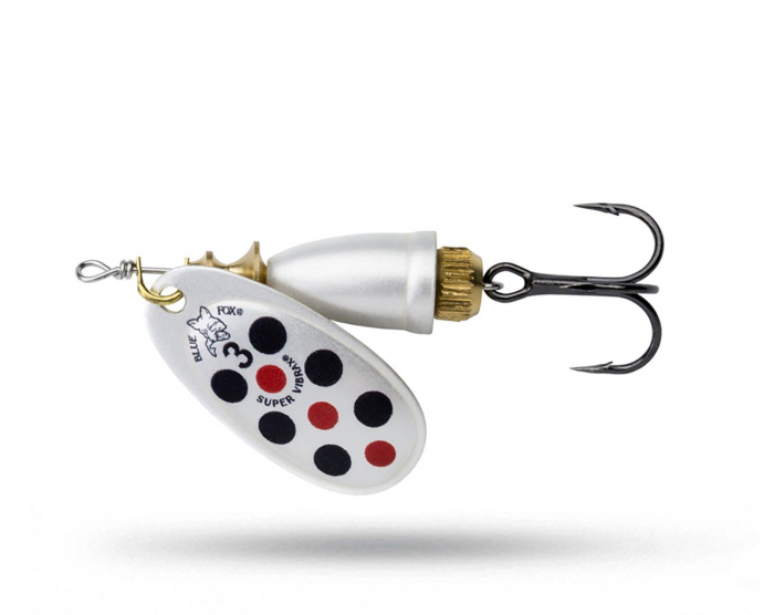 Vibrax UV 8 gr - Silver Black Red UV i gruppen Fiskedrag / Spinnare hos Örebro Fiske & Outdoor AB (102753)