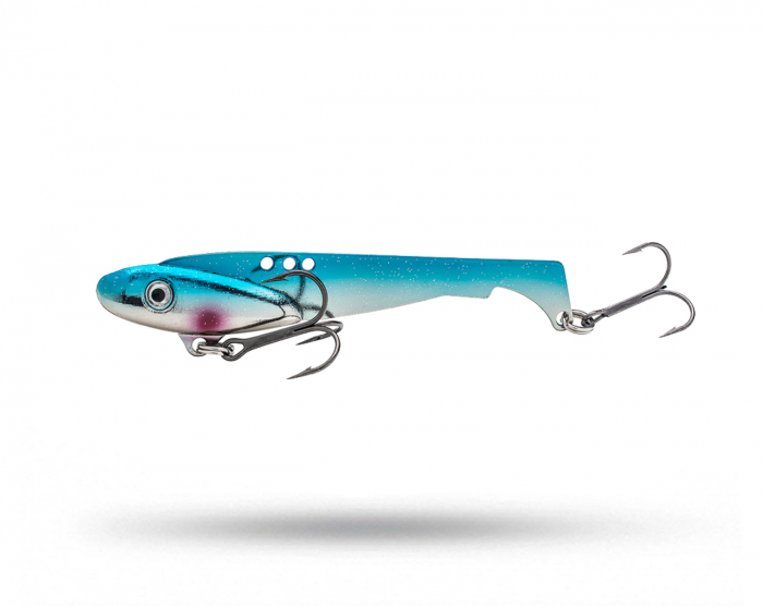 SvartZonker Vibrating Predator 40g - Chrome Blue i gruppen Fiskedrag / Vibrationsbeten hos Örebro Fiske & Outdoor AB (106701)