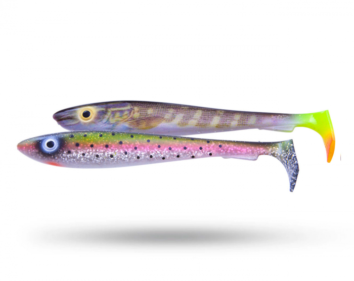 McRubber The Pelagic 29 cm - Rainbow Trout & Hot Tailed Pike 2 pack i gruppen Fiskedrag / Gäddjiggar hos Örebro Fiske & Outdoor AB (110802)