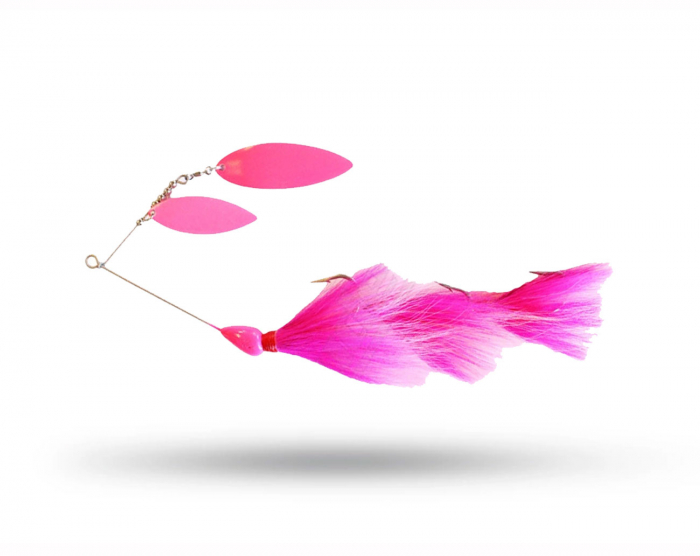 CJs Magnum Tandem Willow Spinnerbait - Pink i gruppen Fiskedrag / Gäddspinnare & Spinnerbaits hos Örebro Fiske & Outdoor AB (11245_9784)