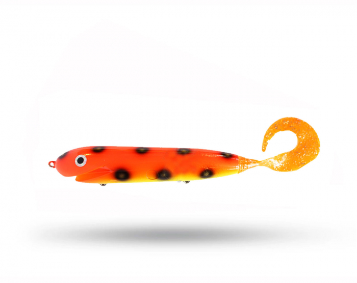 Monster Lures Squirko - Orange Bandit UV  i gruppen Fiskedrag / Jerkbaits hos Örebro Fiske & Outdoor AB (11368_14396)