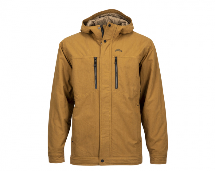 simms orange jacket