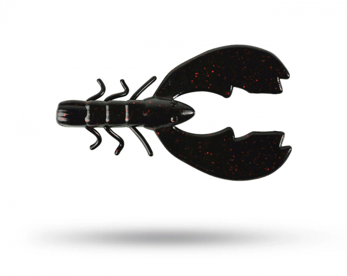 Berkley Chigger Craw 8 cm Black Red Fleck i gruppen Fiskedrag / Kräftor & Creaturebaits hos Örebro Fiske & Outdoor AB (1307361)