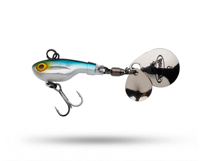 Berkley Pulse Spintail 14g - Blue Silver Glitter i gruppen Fiskedrag / Vibrationsbeten hos Örebro Fiske & Outdoor AB (1543293)