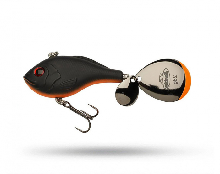 Berkley Pulse Spintail XL 18g - Black Orange i gruppen Fiskedrag / Vibrationsbeten hos Örebro Fiske & Outdoor AB (1572727)