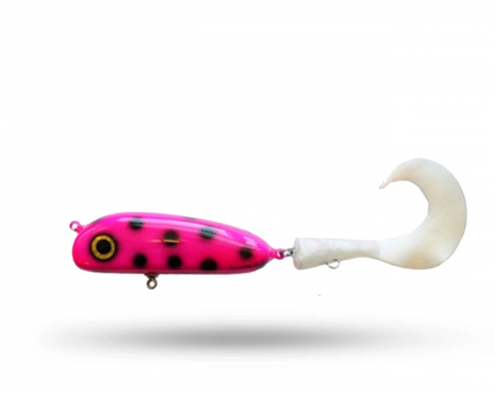 Brunnberg Lures BB Tail Large - Pink Clown i gruppen Fiskedrag / Tailbeten hos Örebro Fiske & Outdoor AB (21245_23471)