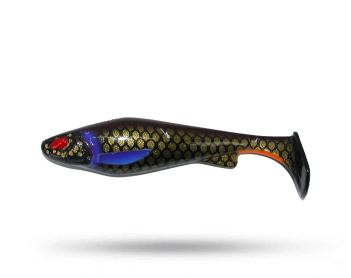 Daiwa PX Lazy Shad 9cm - Bobr King A5 Custom - 4 pk i gruppen Fiskedrag / Abborre & Gösjigg hos Örebro Fiske & Outdoor AB (228803)
