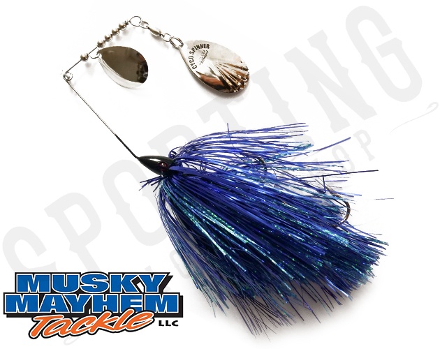 Musky Mayhem Attitude Spinnerbait Flash i gruppen Fiskedrag / Gäddspinnare & Spinnerbaits hos Örebro Fiske & Outdoor AB (25198)