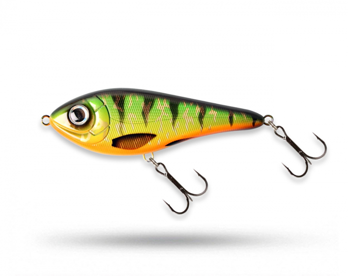Buster Swim Jr Slow Sink 10,5cm - Green Tiger i gruppen Fiskedrag / Swimbaits hos Örebro Fiske & Outdoor AB (29-EG228A-CWC017)