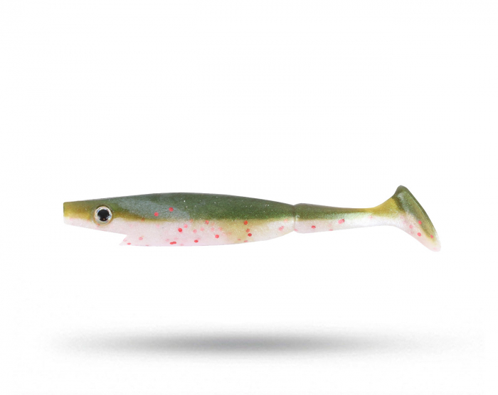 Piglet Shad 10cm (6-pack) - Arkansas Shiner i gruppen Fiskedrag / Abborre & Gösjigg hos Örebro Fiske & Outdoor AB (29-SP172E-104)