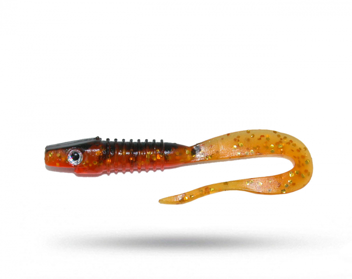 Pigster Tail 12 cm Abborrfemman Custom - MotorUlven i gruppen Fiskedrag / NED Beten , Maskar & Stickbaits hos Örebro Fiske & Outdoor AB (29-SP172H-ZGF09)