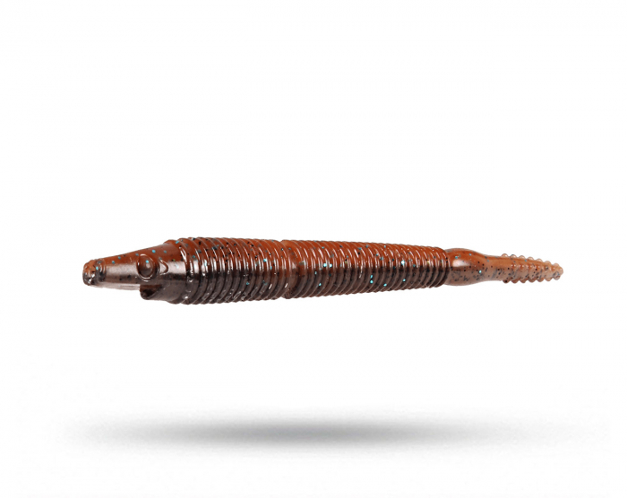 Strike Pro Pigster Crawler 10 cm 3,3 gr (4-pack) - Cinnamon Smoke Flake i gruppen Fiskedrag / NED Beten , Maskar & Stickbaits hos Örebro Fiske & Outdoor AB (29-SP172P-C047)