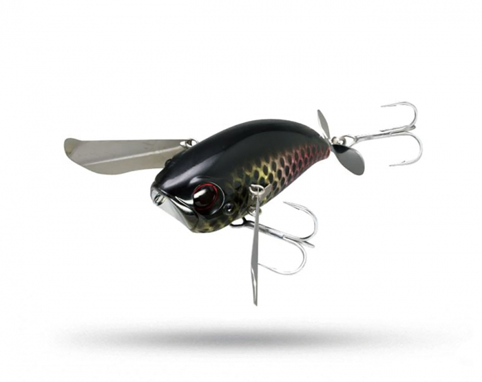 Jackall Pompadour - IS Black Pirarucu i gruppen Fiskedrag / Ytbeten och Poppers hos Örebro Fiske & Outdoor AB (4525807105988)