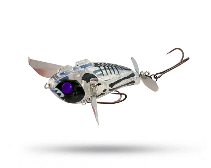 Jackall Pompadour Jr - Grass Frog Bone i gruppen Fiskedrag / Ytbeten och Poppers hos Örebro Fiske & Outdoor AB (452580713967)