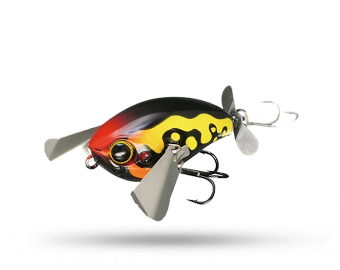 Jackall Micro Pompadour - Makkuro Dokugaeru i gruppen Fiskedrag / Ytbeten och Poppers hos Örebro Fiske & Outdoor AB (4525807181029)