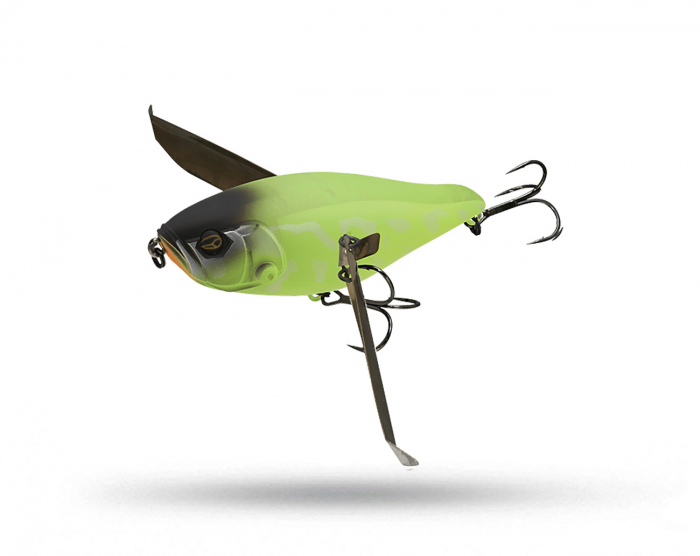 Jackall RV Crawler - Super Chartreuse Frog i gruppen Fiskedrag / Ytbeten och Poppers hos Örebro Fiske & Outdoor AB (4525807259162)