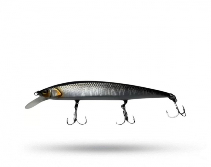 Jackall Rerange 110SP MR - UV Mat Silver & Black i gruppen Fiskedrag / Abborrwobbler hos Örebro Fiske & Outdoor AB (4525807259476)