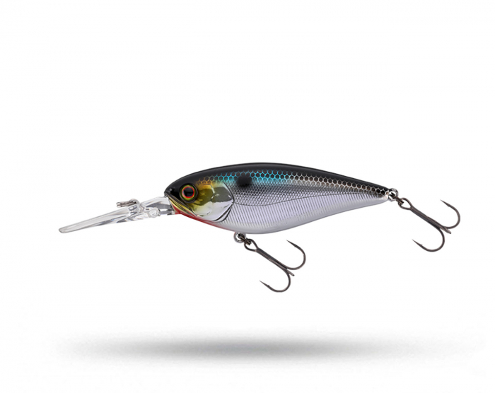 Jackall SDD Squirrel Flat 79 SP - HL Bora Silver & Black i gruppen Fiskedrag / Abborrwobbler hos Örebro Fiske & Outdoor AB (4525807288988)