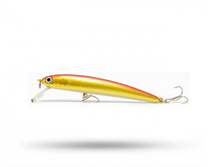 HMKL K-I D Minnow - Red & Gold i gruppen Fiskedrag / Abborrwobbler hos Örebro Fiske & Outdoor AB (4562232297642)