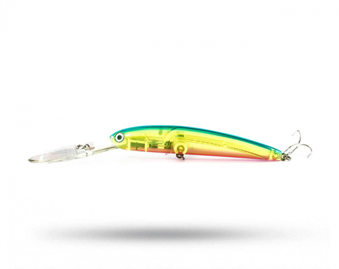 HMKL K-IV Minnow Suspending - Ghost Blue Chartreuse  i gruppen Fiskedrag / Abborrwobbler hos Örebro Fiske & Outdoor AB (4571420826793)