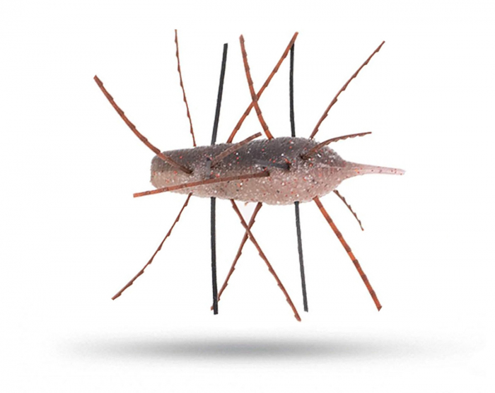 Geecrack Imo Kemushi 4 cm - Ebi Keimushi i gruppen Fiskedrag / NED Beten , Maskar & Stickbaits hos Örebro Fiske & Outdoor AB (4571473840890)