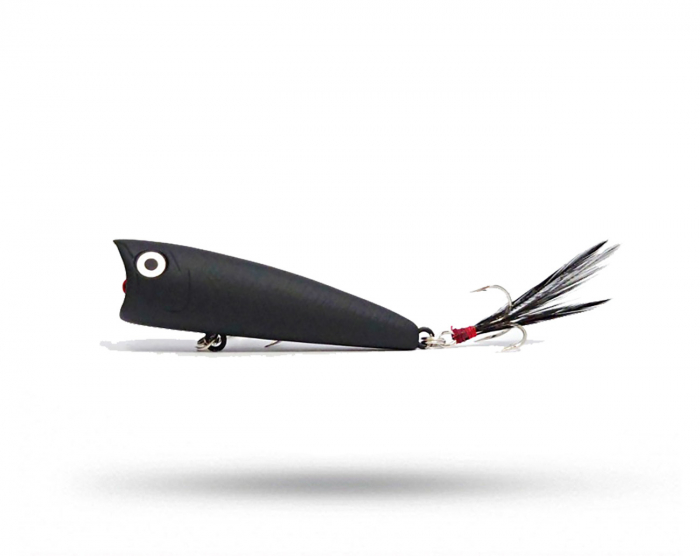HMKL P-O Poppar - Matte Black i gruppen Fiskedrag / Ytbeten och Poppers hos Örebro Fiske & Outdoor AB (4573527016800)
