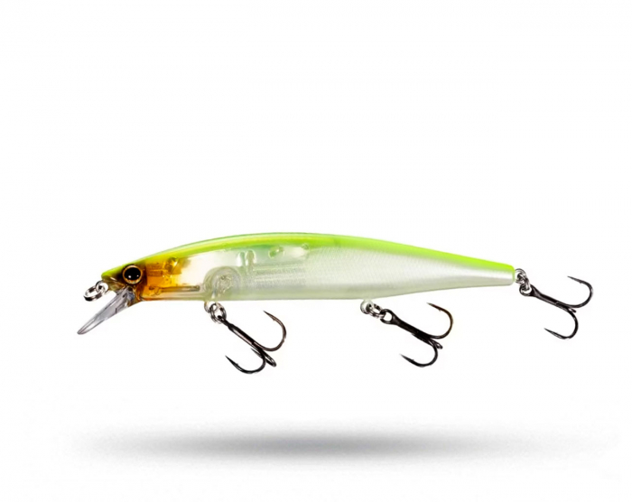 Shimano BT World Minnow Flash Boost 115mm 17g - Chartreuse White i gruppen Fiskedrag / Abborrwobbler hos Örebro Fiske & Outdoor AB (59VZQK12T04)