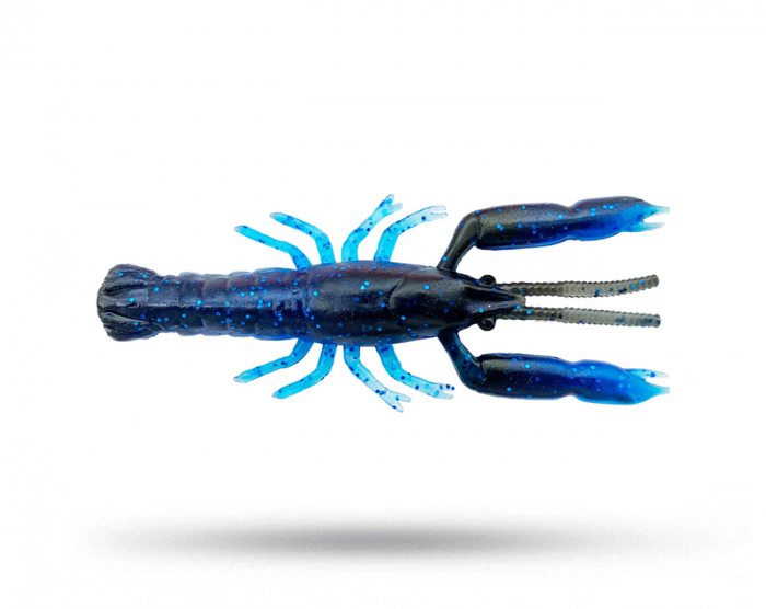Savage Gear 3D Crayfish Rattling 5.5cm 1.6g (8-pack) - Blue Black i gruppen Fiskedrag / Kräftor & Creaturebaits hos Örebro Fiske & Outdoor AB (72592)