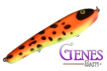 Genes Wyde Glide Magnum - Orange Black Spot i gruppen Fiskedrag / Jerkbaits hos Örebro Fiske & Outdoor AB (725_27333)