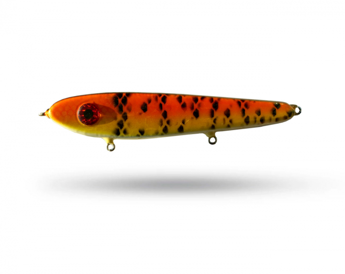 Hoosier Rattling Baitfish Glider - Orange Tiger i gruppen Fiskedrag / Jerkbaits hos Örebro Fiske & Outdoor AB (737-ot)