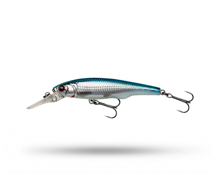 Savage Gear Gravity Twitch MR 8,3cm 10g Suspending - Blue Chrome i gruppen Fiskedrag / Abborrwobbler hos Örebro Fiske & Outdoor AB (74121)