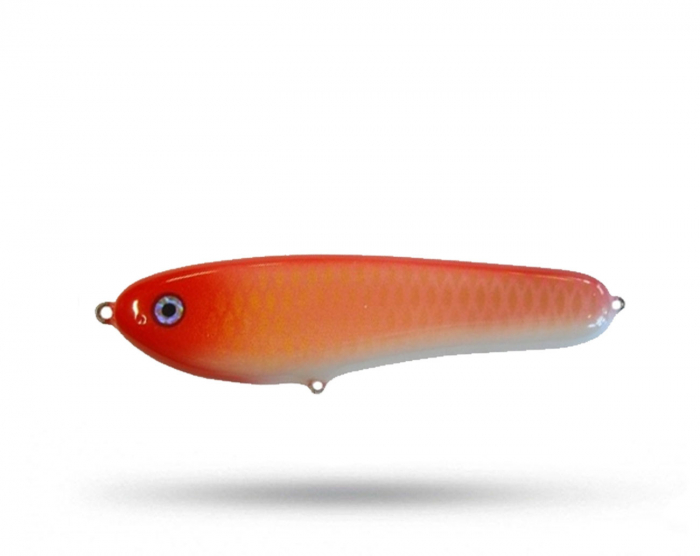 Cobb Crazy Shad Old School Jr - Red White  i gruppen Fiskedrag / Jerkbaits hos Örebro Fiske & Outdoor AB (7440_26905)