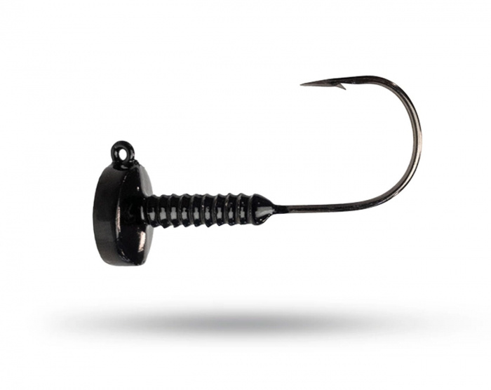 Lunker City Ned Head Black 4-pack, 5gr - 2/0 i gruppen Krok & Småplock / Jiggskallar hos Örebro Fiske & Outdoor AB (78-NHB-05)