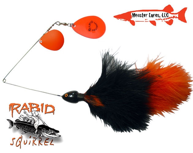 Monster Lures Rabid Squirrel Colorado Spinnerbait i gruppen Fiskedrag / Gäddspinnare & Spinnerbaits hos Örebro Fiske & Outdoor AB (9278)