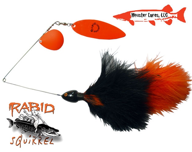 Monster Lures Rabid Squirrel Willow Spinnerbait i gruppen Fiskedrag / Gäddspinnare & Spinnerbaits hos Örebro Fiske & Outdoor AB (9293)