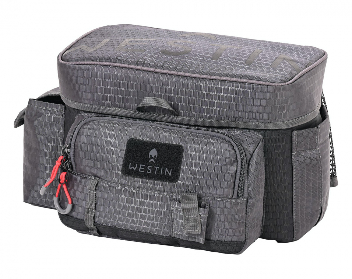 Westin W4 Waist Bag Titanium Black (inkl 4 boxar) i gruppen Förvaring / Fiskeväskor hos Örebro Fiske & Outdoor AB (A243-988-L)