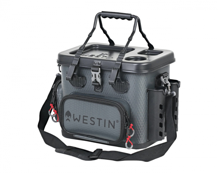 Westin W4 Safeguard Tackle Bag Small Titanium Black i gruppen Förvaring / Fiskeväskor hos Örebro Fiske & Outdoor AB (A299-988-S)