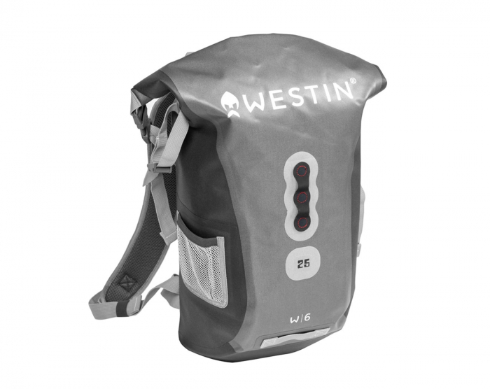 Westin W6 Roll-Top Backpack Silver/Grey 25L i gruppen Förvaring / Ryggsäckar hos Örebro Fiske & Outdoor AB (A81-595-25)