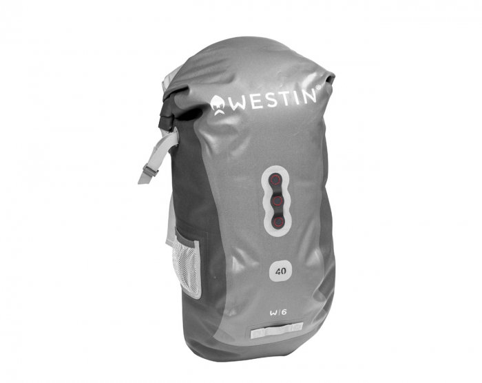 Westin W6 Roll-Top Backpack Silver/Grey 40L i gruppen Förvaring / Ryggsäckar hos Örebro Fiske & Outdoor AB (A81-595-40)