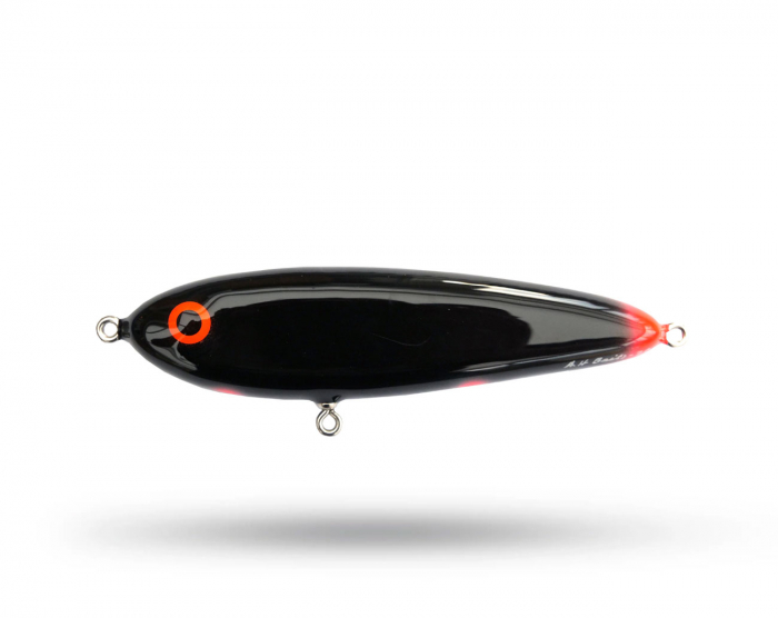 AH Baits Jerk Black Hottail i gruppen Fiskedrag / Jerkbaits hos Örebro Fiske & Outdoor AB (AH-Baits-Jerk-06)