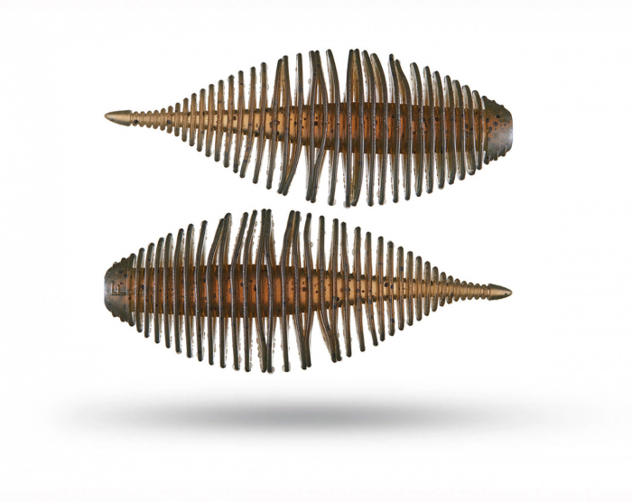 Geecrack Bellows Gill Floating Elastomer 3.8' - Green Pumpkin i gruppen Fiskedrag / Kräftor & Creaturebaits hos Örebro Fiske & Outdoor AB (BG-38F-005)